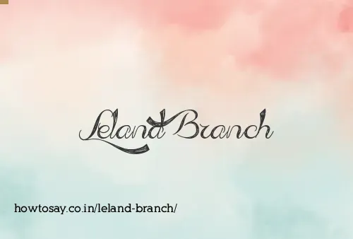 Leland Branch