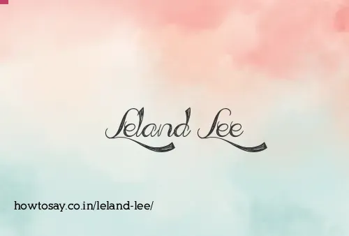 Leland Lee