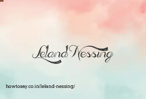 Leland Nessing