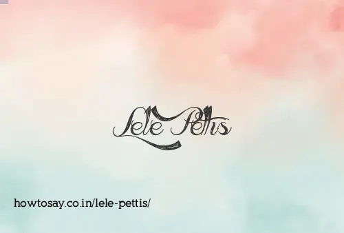 Lele Pettis