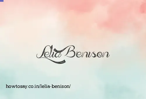 Lelia Benison