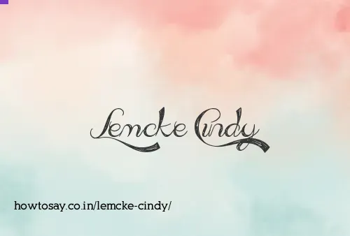 Lemcke Cindy