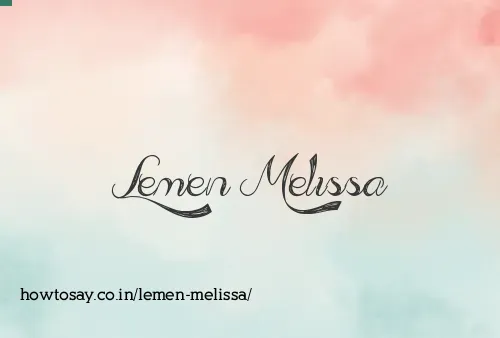 Lemen Melissa