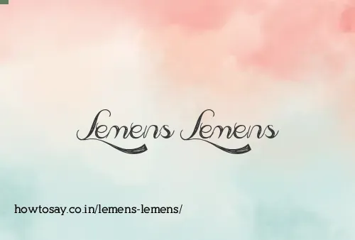 Lemens Lemens