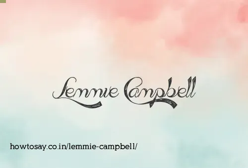 Lemmie Campbell