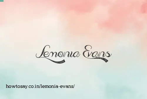 Lemonia Evans