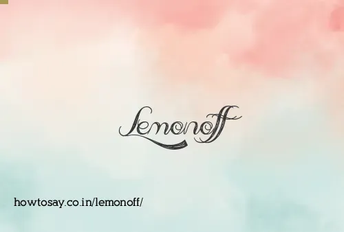 Lemonoff