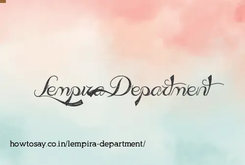 Lempira Department