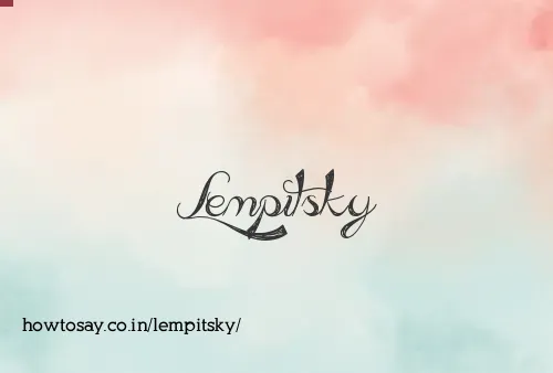 Lempitsky