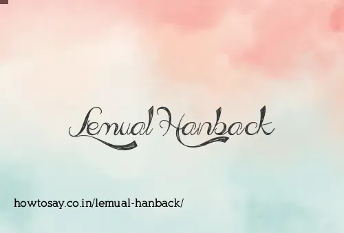 Lemual Hanback