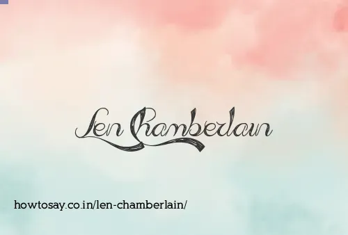 Len Chamberlain