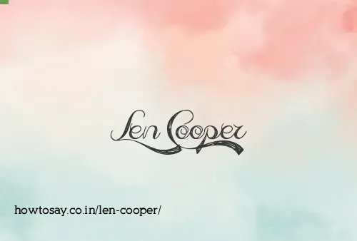 Len Cooper