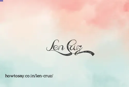 Len Cruz
