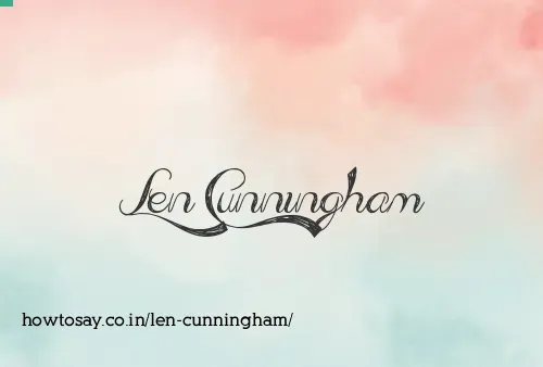 Len Cunningham