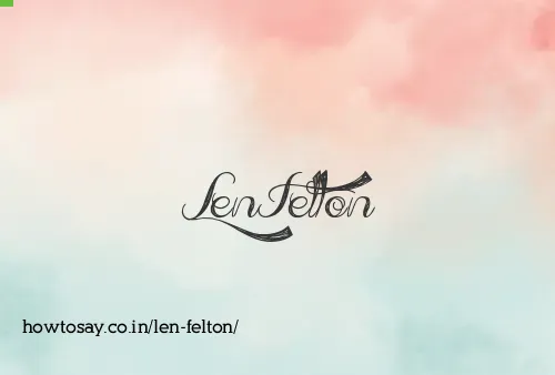 Len Felton