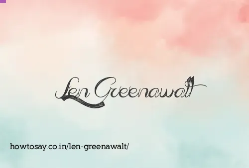 Len Greenawalt