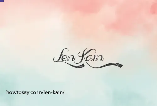 Len Kain