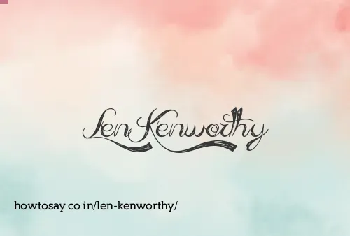 Len Kenworthy