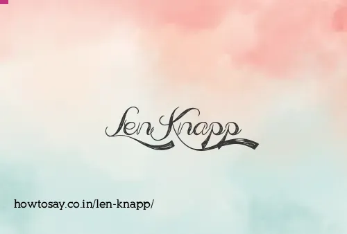 Len Knapp