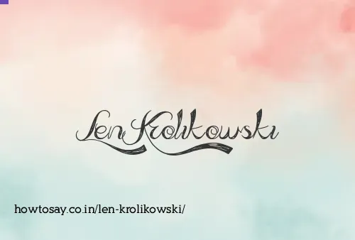 Len Krolikowski