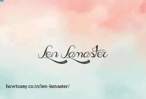 Len Lamaster