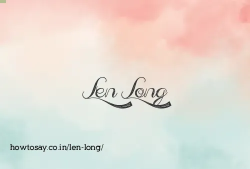 Len Long