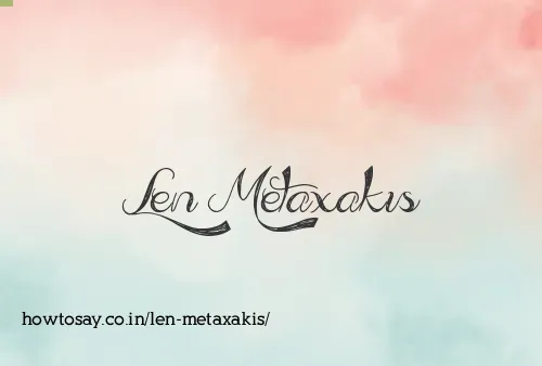 Len Metaxakis