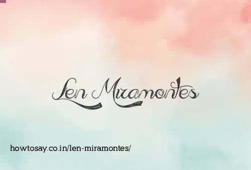 Len Miramontes