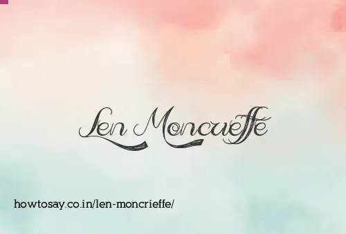 Len Moncrieffe