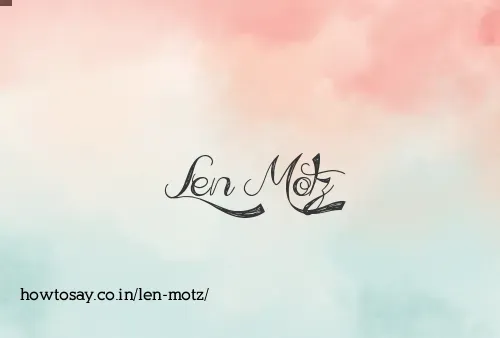 Len Motz