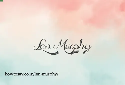 Len Murphy