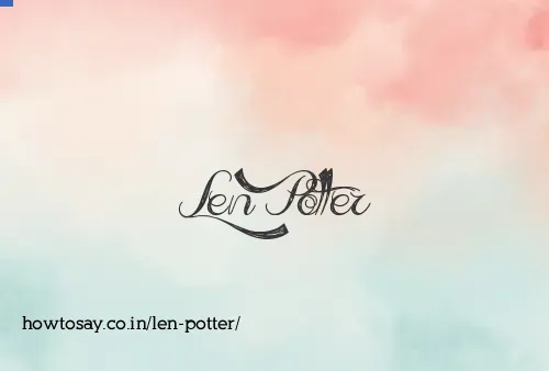 Len Potter