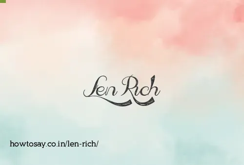 Len Rich