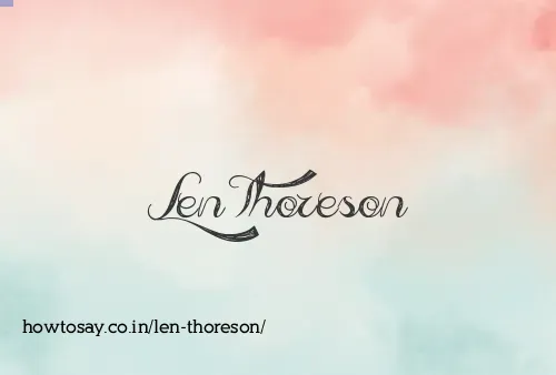 Len Thoreson
