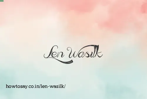 Len Wasilk