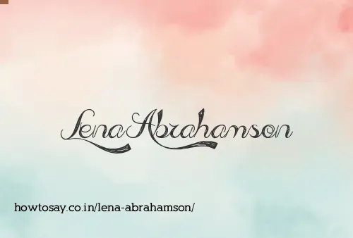 Lena Abrahamson