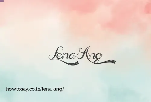 Lena Ang