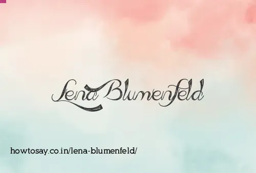 Lena Blumenfeld