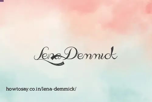Lena Demmick