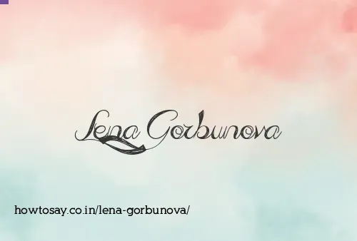 Lena Gorbunova