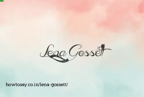 Lena Gossett