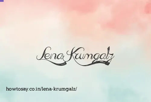 Lena Krumgalz