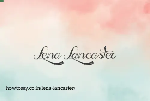 Lena Lancaster