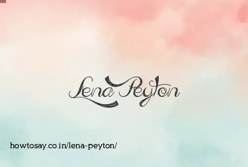 Lena Peyton