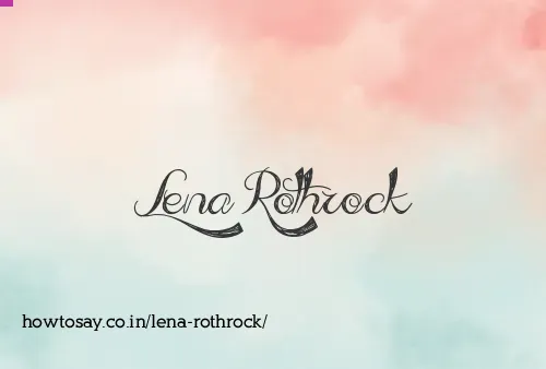 Lena Rothrock