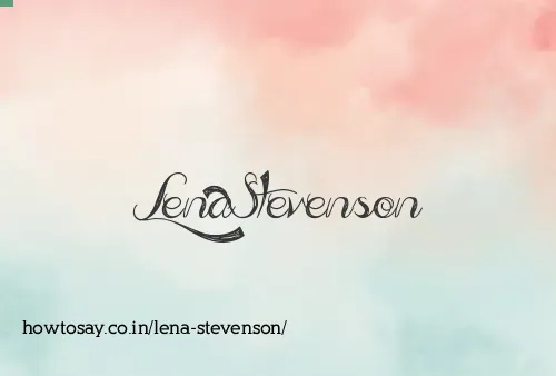Lena Stevenson