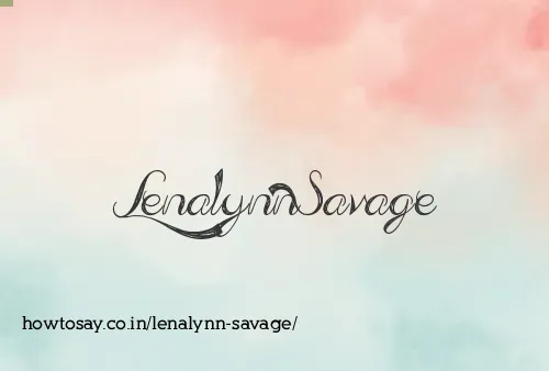 Lenalynn Savage