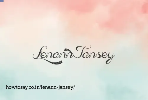 Lenann Jansey