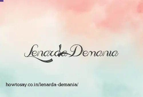 Lenarda Demania