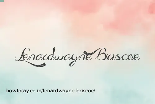Lenardwayne Briscoe